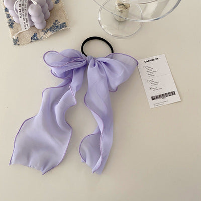 Wholesale Big bow lace hair tie